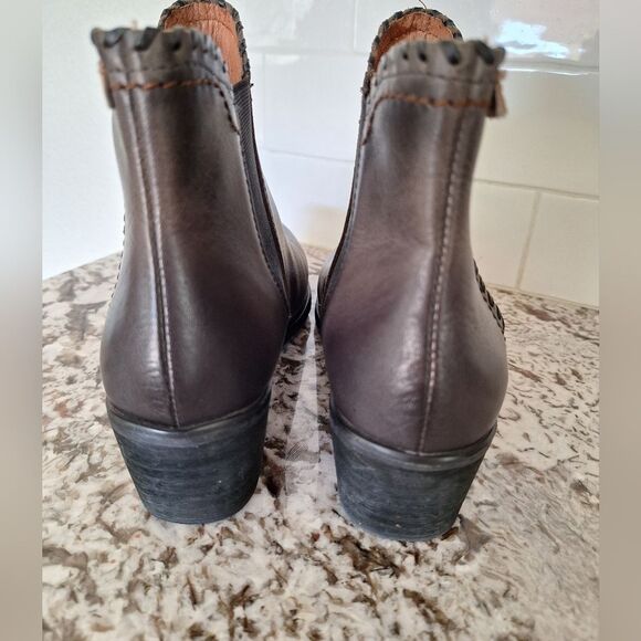 Pikolinos Ankle Boots Womens 39 Brown Green Comfort Leather - Picture 3 of 9
